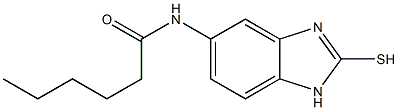 5-Caproylamino-1H-benzimidazole-2-thiol Struktur