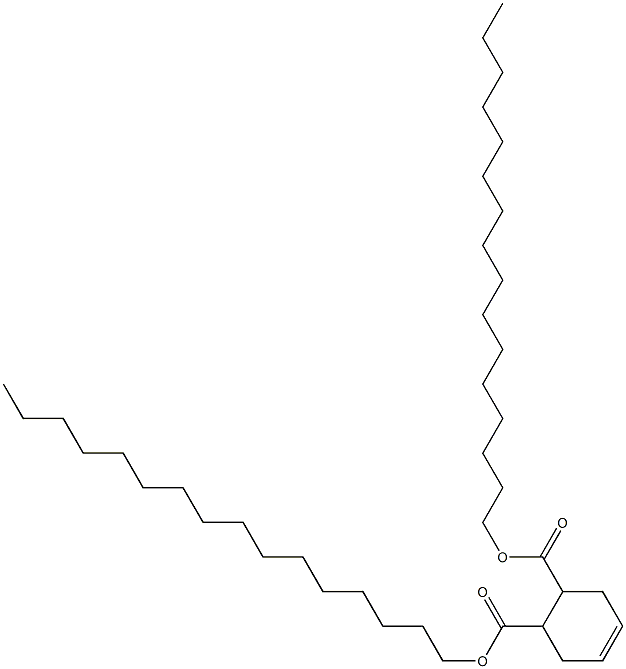 4-Cyclohexene-1,2-dicarboxylic acid dihexadecyl ester Struktur