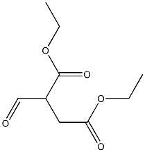 2-Formylsuccinic acid diethyl ester Struktur