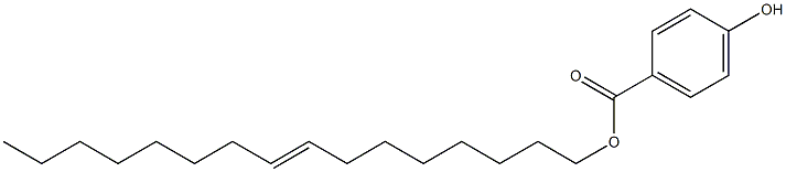 4-Hydroxybenzoic acid 8-hexadecenyl ester Struktur