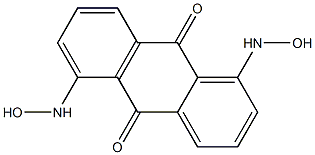 1,5-Bis(hydroxyamino)anthraquinone Struktur