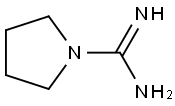 1-Pyrrolidinecarboxamidine Struktur