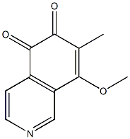 8-Methoxy-7-methylisoquinoline-5,6-dione Struktur