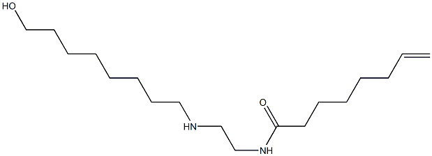 N-[2-[(8-Hydroxyoctyl)amino]ethyl]-7-octenamide Struktur