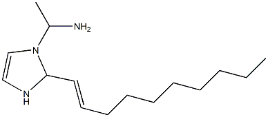 1-(1-Aminoethyl)-2-(1-decenyl)-4-imidazoline Struktur