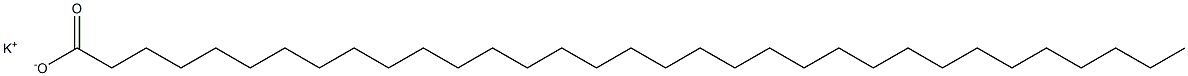 Tritriacontanoic acid potassium salt Struktur