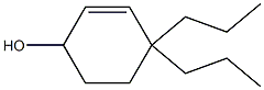 4,4-Dipropyl-2-cyclohexen-1-ol Struktur