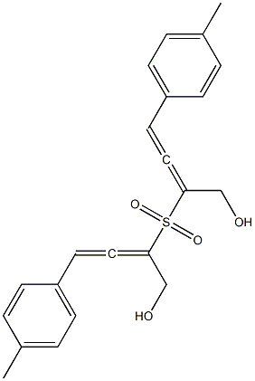 (4-Methylphenyl)(1-hydroxymethyl-1,2-propadienyl) sulfone Struktur