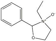 2-Phenyl-3-ethyloxazolidine 3-oxide Struktur