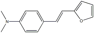 2-[4-(Dimethylamino)styryl]furan Struktur