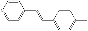 4-(4-Methylstyryl)pyridine Struktur