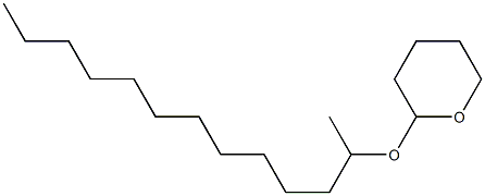 2-(1-Methyldodecyloxy)tetrahydro-2H-pyran Struktur