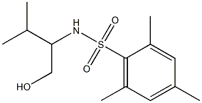 3-Methyl-2-[(2,4,6-trimethylphenylsulfonyl)amino]-1-butanol Struktur