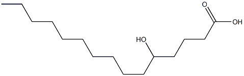 5-Hydroxypentadecanoic acid Struktur