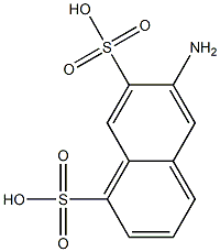 6-Amino-1,7-naphthalenedisulfonic acid Struktur