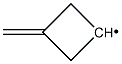 3-Methylenecyclobutyl radical Struktur