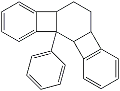 4b,5,6,6a,10b,10c-Hexahydro-10b-phenylbenzo[3,4]cyclobuta[1,2-a]biphenylene Struktur