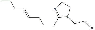 2-(4-Octenyl)-2-imidazoline-1-ethanol Struktur