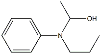 N-Propyl-N-(1-hydroxyethyl)-aniline Struktur