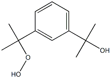 2-[m-(1-Hydroperoxy-1-methylethyl)phenyl]-2-propanol Struktur