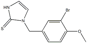 1-(3-Bromo-4-methoxybenzyl)-1H-imidazole-2(3H)-thione Struktur