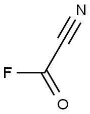 Cyanoformic acid fluoride Struktur