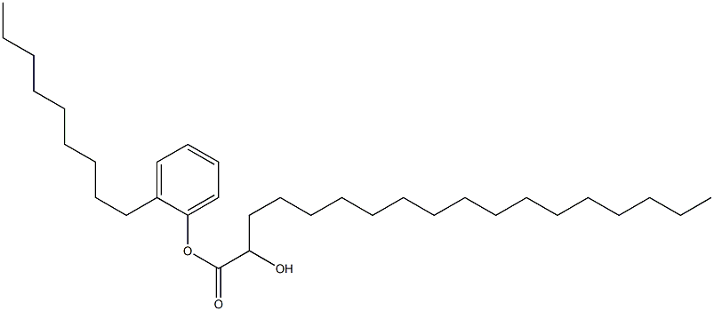 2-Hydroxystearic acid 2-nonylphenyl ester Struktur