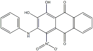 Dihydroxyanilinonitroanthraquinone Struktur