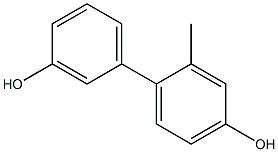 2-Methyl-1,1'-biphenyl-3',4-diol Struktur