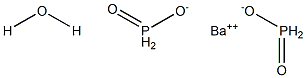 Barium phosphinate monohydrate Struktur