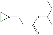 1-Aziridinepropionic acid sec-butyl ester Struktur