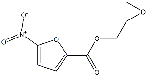 5-Nitrofuran-2-carboxylic acid oxiran-2-ylmethyl ester Struktur