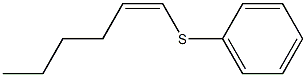 [(Z)-1-Hexenyl] phenyl sulfide Struktur