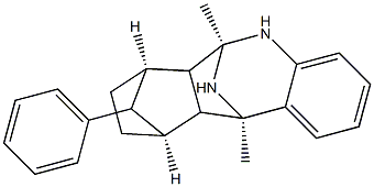 (6S,7R,10S,11R)-6,6a,7,8,9,10,10a,11-Octahydro-6,11-dimethyl-12-phenyl-6,11-epimino-7,10-methano-5H-dibenz[b,e]azepine Struktur