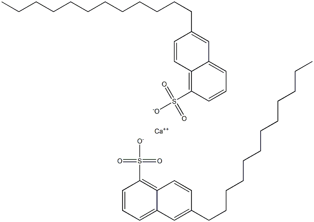 Bis(6-dodecyl-1-naphthalenesulfonic acid)calcium salt Struktur