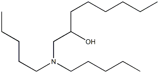 1-Dipentylamino-2-octanol Struktur