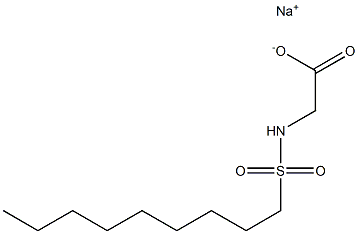 N-Nonylsulfonylglycine sodium salt Struktur