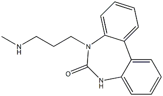 5,7-Dihydro-5-[3-(methylamino)propyl]-6H-dibenzo[d,f][1,3]diazepin-6-one Struktur