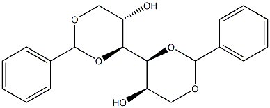 1-O,3-O:4-O,6-O-Dibenzylidene-L-glucitol Struktur