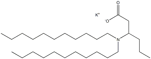 3-(Diundecylamino)hexanoic acid potassium salt Struktur