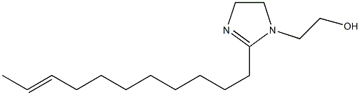 2-(9-Undecenyl)-2-imidazoline-1-ethanol Struktur