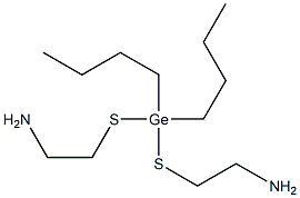 2,2'-[(Dibutylgermylene)bisthio]bis(ethanamine) Struktur