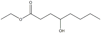 4-Hydroxyoctanoic acid ethyl ester Struktur