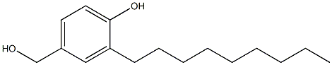 4-Hydroxymethyl-2-nonylphenol Struktur