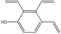 2,3,4-Triethenylphenol Struktur