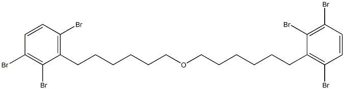 2,3,6-Tribromophenylhexyl ether Struktur