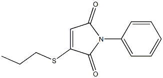 3-Propylthio-1-phenyl-1H-pyrrole-2,5-dione Struktur