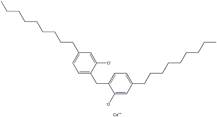 Calcium 2,2'-methylenebis(5-nonylphenoxide) Struktur