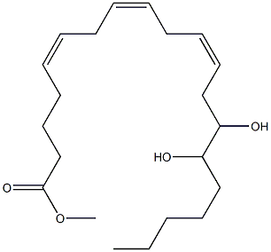 (5Z,8Z,11Z)-14,15-Dihydroxy-5,8,11-icosatrienoic acid methyl ester Struktur