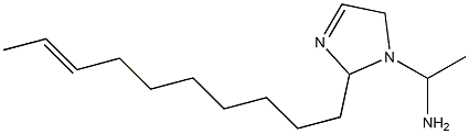 1-(1-Aminoethyl)-2-(8-decenyl)-3-imidazoline Struktur